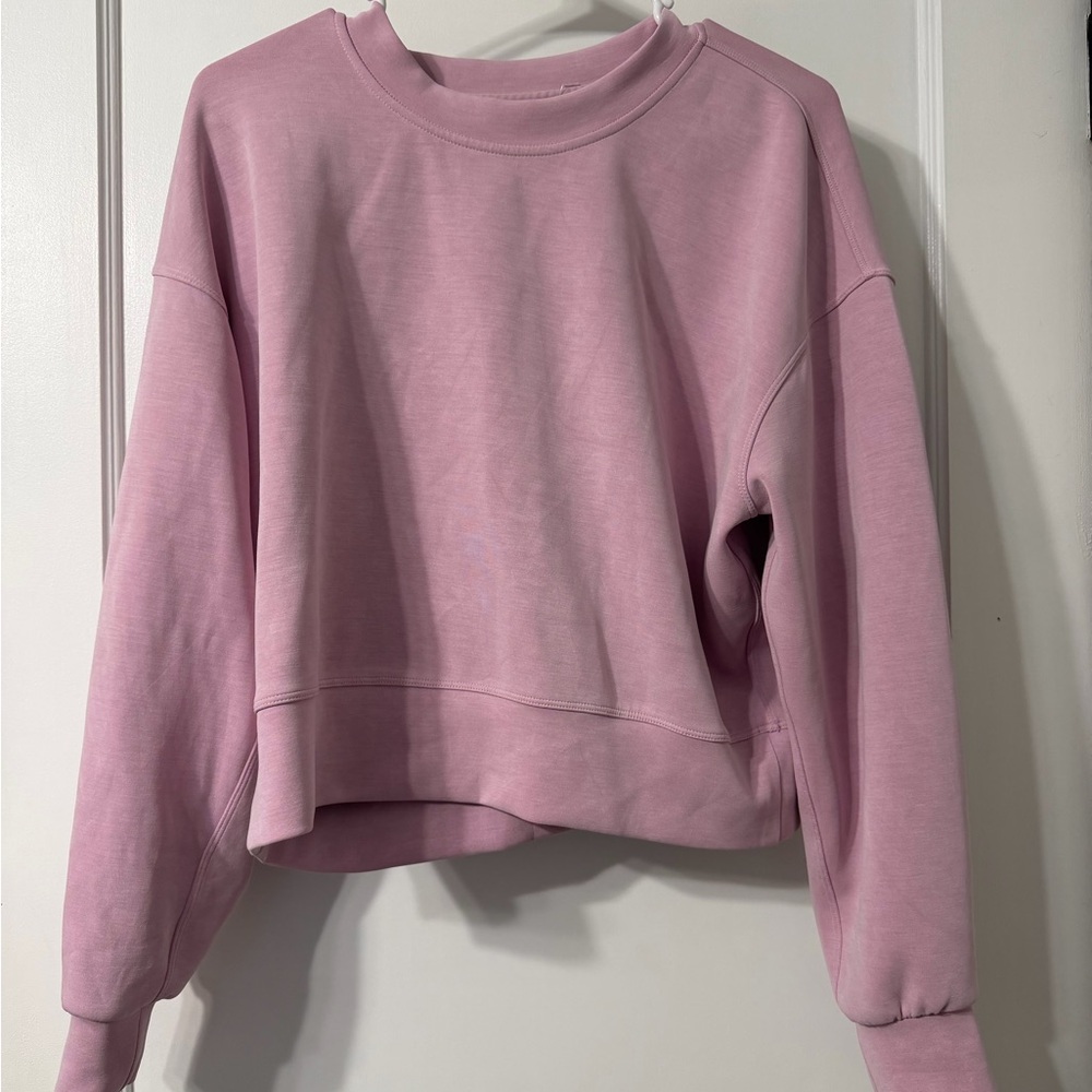 Lululemon Pink Softstreme Crewneck size 4